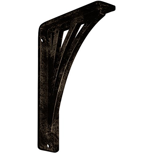Ekena Millwork BKTM01X05X08SNEABS Metal Bracket, 1 1/2" W x 5 1/2" D x 8" H, An…