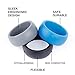 SYOURSELF Silicone Rings Women, Rubber Wedding Rings, 4 Pack Thick, Breathable, Stackable, Comfortable, Wide Ergonomic Design Rubber Wedding Rings Bands for Sports, Outdoors + Gift Box