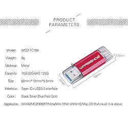 WANSENDA OTG USB Flash Drive 2 in 1 USB Photo Stick