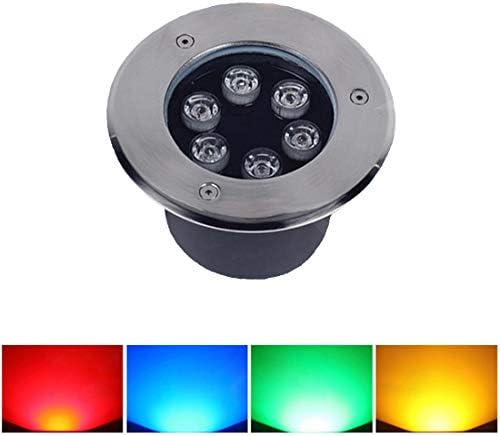 6W LED Pool Light IP67 Waterproof Color Changing for Inground Swimming Pool Fountain Fish Tank