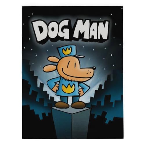 Franco Dog Man Book Kids Beddengoed Super Zachte Gezellige Pluche Gooi, 116,8 x 152,4 cm, (Officieel gelicentieerd product)