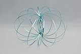 Flow Ring Kinetic Spring Toy in color! TURQUOISE BLUE