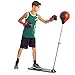 Tech Tools Punching Reflex Boxing Bag with Stand, Height Adjustable - Freestanding Punching Ball Speed Bag - Great for MMA Training, Stress Relief & Fitness