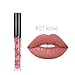 16 Colors Set Waterproof Liquid Makeup Lip Pencil Matte Lipstick Lip Gloss Super Long Lasting (16 Pcs)