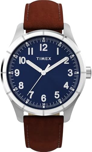 Amazon.com: Timex Men's Midtown 40mm Watch - Brown Strap Green