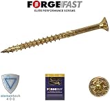 Forgefix ForgeFast Elite 6.0 x 150mm Woodscrews Zinc Yellow Box 100 view 2