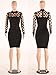 Women's Sexy Long Sleeve Hollow Out Clubwear Bandage Bodycon Party Mini Evening Dress