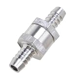 Farmunion New 10mm 3/8" Fuel Non Return One Way Check Valve Petrol Diesel Aluminium Alloy