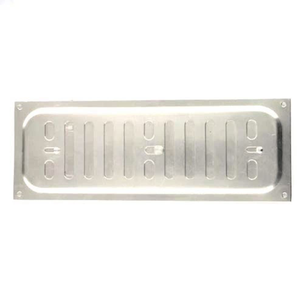Merriway BH05705 9 x 3 inch Adjustable Sliding Hit and Miss Air Grille (Overall Vent Size: 240 x 90mm), Small, 200 x 55mm (8 x 2.1/8 inch), Aluminium Silver, 240 x 90 mm