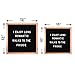 12” x 12” Inch Black Felt Letter Board by Aliza | Artisan Crafted Changeable Wooden Oak Board Set - Comes With 344 Vintage White Letters, Emojis and Special Characters – The Perfect Holiday Gift