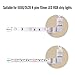 Led Strip Light Connectors, L Shape 4 Pins Light Strips Solderless Connectors for 5050 3528 SMD RGB with 3Pcs 4-pin Male Connector 10-Pack 10mm Line Shape Connectorss 12V 72W Clip