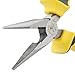 DOWELL 6 Inch Long Nose Pliers Needle Nose Pliers with Wire Cutter Nickel Chromium Steel Construction Professional Handle
