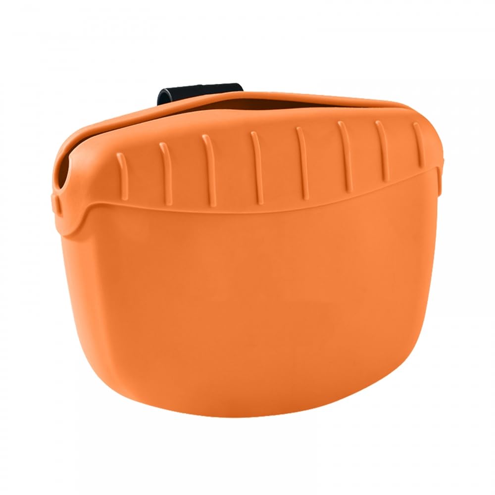 DONGKER Dog Treat Pouch,Silicone Dog Training Bag w/Belt Clip,Pocket Size for Dog Training Walking