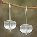 NOVICA Handmade Sterling Silver Drop Earrings | Modern Artisan Crafted Jewelry | Long French Hook Wire | Hypoallergenic Jewelry | Fair Trade Dangle | Indonesia 1.3