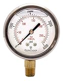 DuraChoice 2-1/2" Oil Filled Pressure Gauge