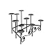 Minuteman International Cathedral Wrought Iron Hearth Fireplace Candelabra