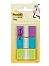 Post-it Flags, 60/On-The-Go Dispenser, 1 Dispenser/Pack, 1 in Wide, Purple, Blue, Green (680-PBG)