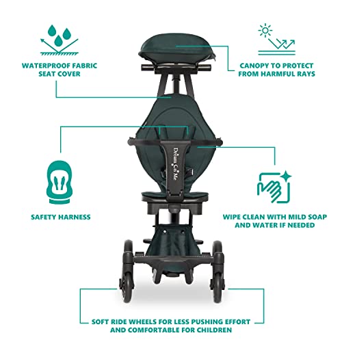Dream On Me Drift Rider Stroller with Canopy/Sturdy Design / 360 Angle