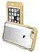 iPhone 6s Plus Case, roocase [Glacier TOUGH] iPhone 6 Plus (5.5-inch) Hybrid Scratch Resistant Clear PC / TPU Armor Full Body Protection Case Cover with Built-in Screen Protector for Apple iPhone 6 Plus, Fossil Gold