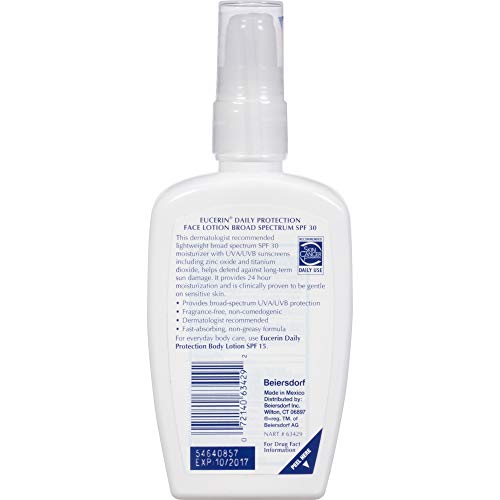 Eucerin Daily Protection Face Lotion Broad Spectrum SPF 30