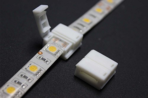 Alightings 4 pin LED Strip Connector Kits for 5050 RGB Waterproof Strip lights,Connect Tape to Tape or Controller (Pack of 20)