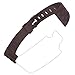 Juboury Replacement Band,Adjustable Strap for Juboury Heart Rate Activity Tracker Smart Wristband (Coffee)