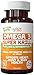 Double Strength Super Krill with Omega-3, DHA & EPAs by Feel Great 365, Astaxanthin Stabilized, No Fish Burps or Repeats, Non-GMO and Gluten Free, Best for Heart, Brain, and Joint Health, 1000 mg