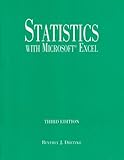 Statistics with Microsoft Excel, Dretzke, Beverly Jean, 0131471112