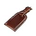 Genuine Leather Luggage Tag Travel Flight Bag ID Label Business Card Holder Name Address ID Bag Tag