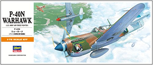 HASEGAWA 00139 1/72 P-40N Warhawk