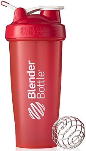 Blender Bottle Classic 28 oz. Shaker with Loop Top, Full Color, Red