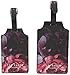 Ted Baker ATED399 Splendor Floral Faux Leather Travel Bag Tags with Adjustable Strap, Set of 2, Multi, Small