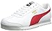 PUMA Men's Roma Basic Fashion Sneaker, White/High Risk Red/White - 9.5 D(M) US