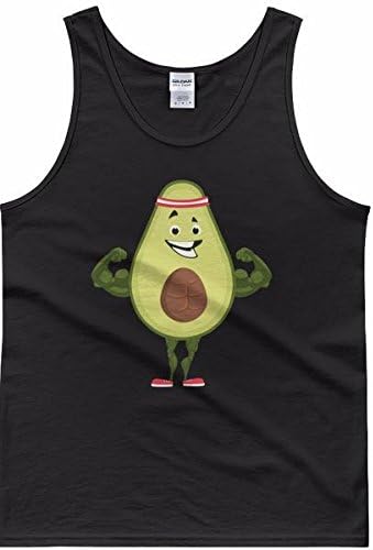 Avocado Tank Top T Shirt For Men | Funny Vegan Gym Gift Tee | The Jazzy Panda