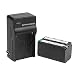 D&F Li-ion Replacement Battery and Recharge Charger Compatible with Sony NP-F750 NP-F770 Camcorder LED Video Light