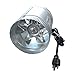 LEDwholesalers 6-Inch 240 CFM Air Duct Inline Hydroponic Booster Fan,GYO2402