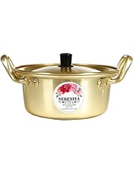 Ramen pot, rapid noodle cooker, 3 minute boiler for soup pasta egg, fast cooling for serving