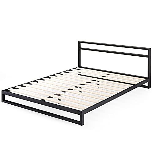 ZINUS Trisha Metal Platforma Bed Frame with Headboard / Wood Slat