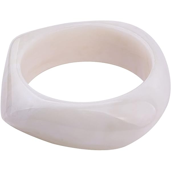 Amazon.com: Caiyao Colorful Square Acrylic Resin Bangle