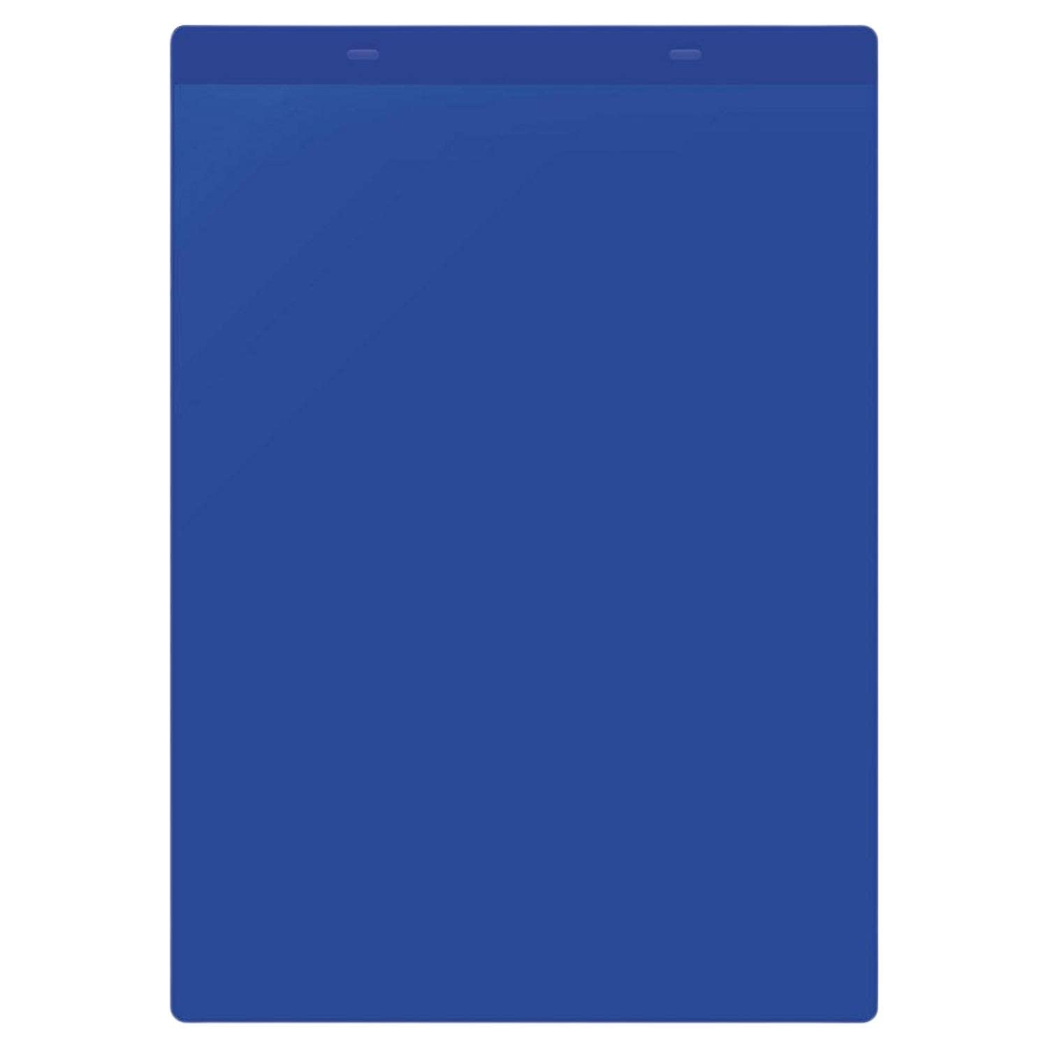Rainbow Pocket - Magnetic - Blue - H.220 x W.310mm - A4 Vertical | for Labelling and Identifying Boxes, Folders, Documents