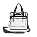 Clear Tote Bag Compliant with NFL & PGA Stadium Security Approved- 12'' x 12'' x 6'' - Sturdy PVC Transparent Bag