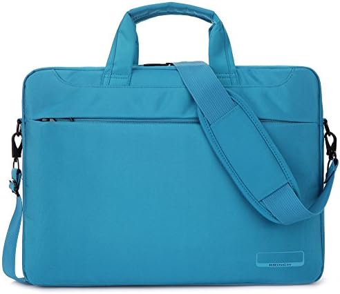 BRINCH 15.6 Inch Oxford Fabric Lightweight Laptop Shoulder Case Messenger Bag For 15-15.6 Inch Laptop/Notebook/MacBook/Chromebook Computers (15.6 inches, Blue)