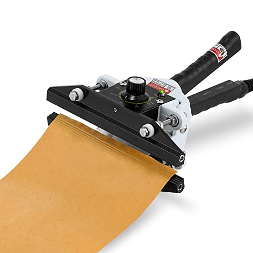 Poafamx クリップシーラー シーラー 手持ち式 300mm シール幅10mm 0-300℃ ストリークシール ヒートシーラー 密封保存 アルミ箔袋、複合袋、クラフト紙などに対応 (300mm/110v)