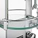 AKDY 51 In. 8-Jet Aluminum Shower Panel In Silver With Adjustable Rainfall Led ShowerHead Led handheld showhead Adjustable body spray jet Temperature Display & Tub spout Shampoo shelf Mirror