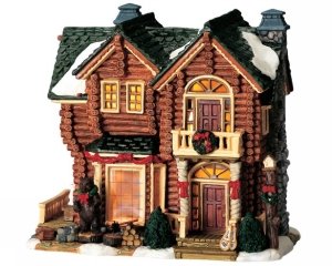 Amazon Com Lemax Mountain Breeze Retreat Porcelain Lighted House