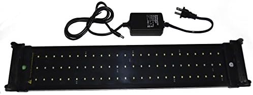 qin chenchen Aquarium LED Strip Light Aquarium Light Fixture for Fish Tank,Universal Extendable Marine Lights, White and Blue