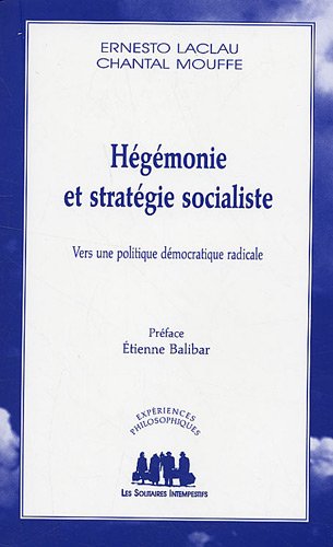 Hégémonie et stratégie socialiste
