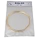 BQLZR Golden 8ft Guitar Fretwire For Acoustic Guitar 2.3mm Width Brass