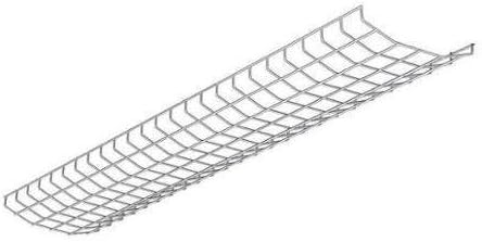 Linear Fluorescent High Bay Wire Guard - 6 Lamp Metal Cage to Protect Bulbs from Accidental Damage - To Be Used with HB6-T5, HB6-T8 and HB6-T8LEDREADY, Four Bros Lighting HB6-WG (6 Lamp Wire Guard)