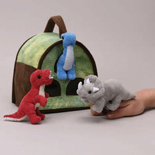 Dino Finger Puppet Play House 8" by Unipak